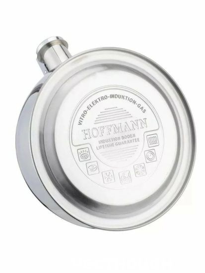 Чайник для плиты 2,5л со свистком, коричневая ручка НМ 55208