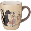 КРУЖКА AGNESS "ПАРИЖСКИЕ КОТЫ" 11,5*8*10 СМ 300 МЛ (КОР=72ШТ.) (358-1733)