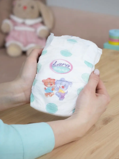 Подгузники LARA BABY 56шт 5-9кг MIDI 3