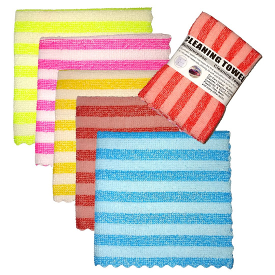 Набор салфеток из микрофибры 5шт 30*30см OLS-31/862-31