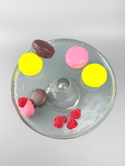 Блюдо на ножке стеклянное 21*10см WY03-01 OLS-DM-46