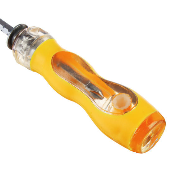 ЕРМАК Отвертка с регулируемой длиной 2-в-1, PH2, SL6, 19 см 651-227