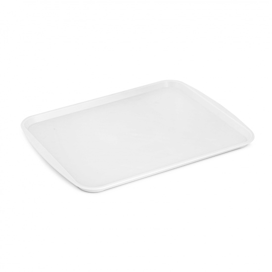 Поднос столовый 430х300мм (белый) М8159