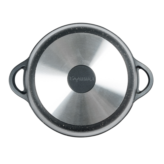 Кастрюля 3л. Гранит лит/руч. с кр. (п/у), к2433аг