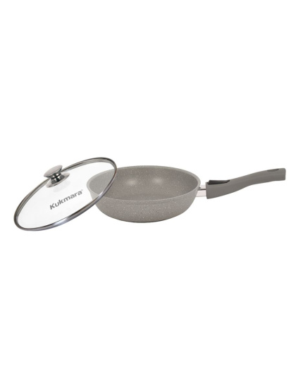 Сковорода 260/60мм со съемной ручкой, стеклянной крышкой АП(свет. мрамор) смс26604а Сковорода 260/60мм со съемной ручкой, стеклянной крышкой АП(свет. мрамор) смс26604а