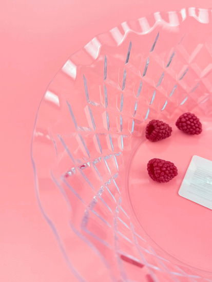 Салатник 21см РОМБ (пластик) цвет микс OLS-179-26