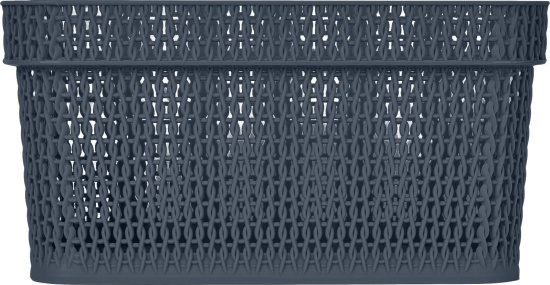 Корзина для хранения Keeplex Ajur с ручками 5л 27,1х18,3х13,7см космический серый KL411210026