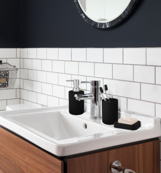 Подставка для зубных щеток Plast Team BLACK РТ502310028