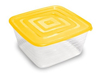 Контейнер для продуктов (СВЧ) "Унико" квадратный 3л С212