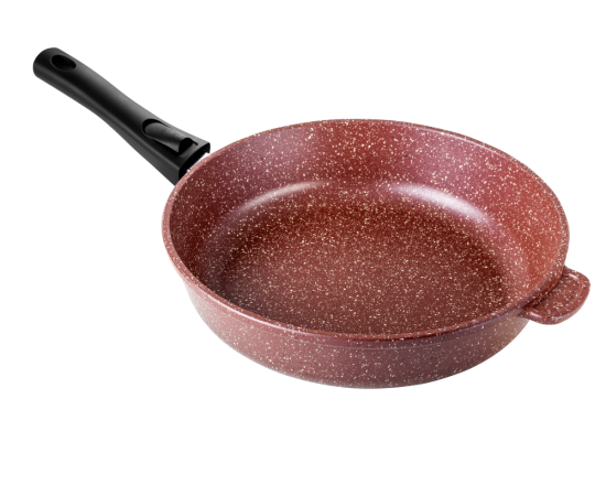 Сковорода 280/70мм со съемной ручкой с крышкой с2854аш