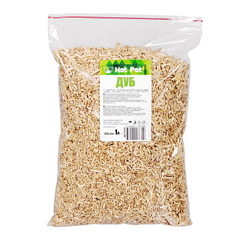 Щепа для копчения "Дуб" 1л. HOT POT 61419/61665 Щепа для копчения "Дуб" 1л. HOT POT 61419/61665