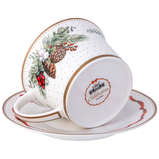 ЧАЙНЫЙ НАБОР LEFARD "CELEBRATION" НА 2 ПЕР. 4 ПР. 250 МЛ (КОР=12НАБ.) (760-812)