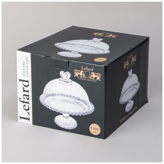 БЛЮДО "SWEETY" С КРЫШКОЙ НА НОЖКЕ 19,5Х20,5 СМ 691-112