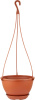Горшок подвесной c фиксируемым поддоном InGreen Афина 1,5 Л, терракотовый IG146010031