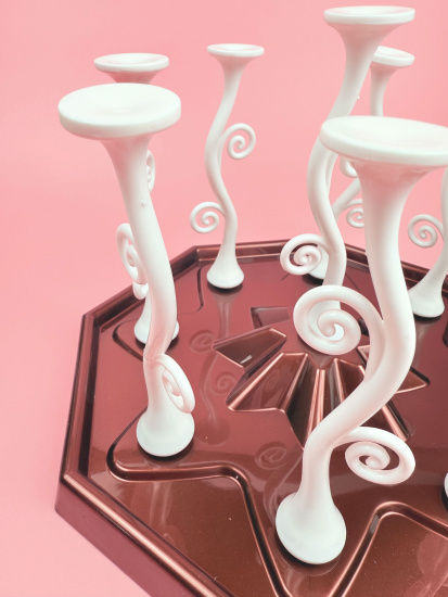 Подставка для сушки стаканов (пластик) OLS-033А-65