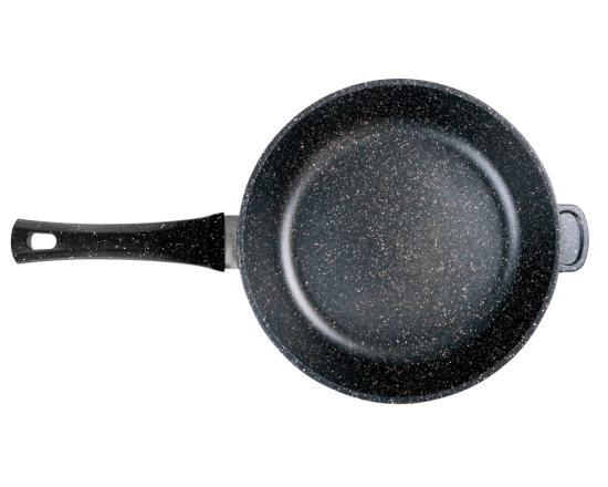 Сковорода 280/70мм с пластиковой ручкой без крышки с2851аг