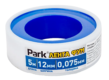 Лента фум 12ммх0,075ммх5м 104530 Лента фум 12ммх0,075ммх5м 104530