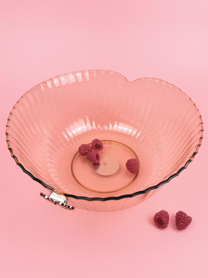 Миска сервировочная 24см (пластик) цвет микс OLS-033А-41