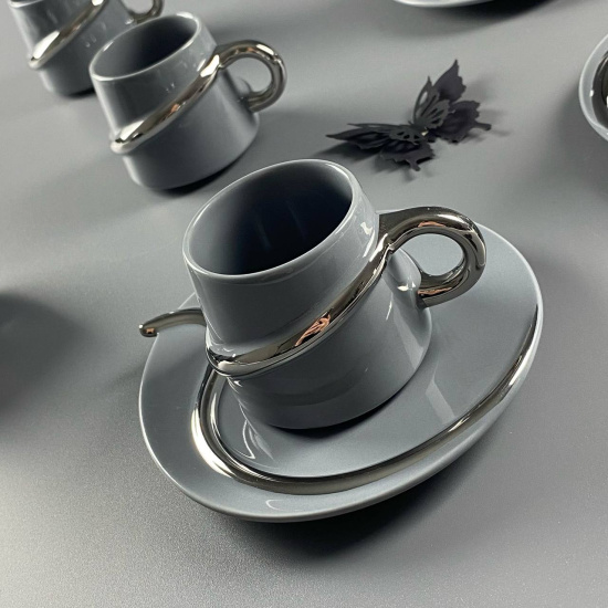 Кофейный набор 12пр. 110мл в под.уп.(х12)Фарфор 122-101 