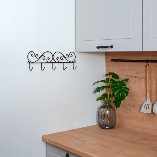 Вешалка "Кружева 5" (Коричневый)