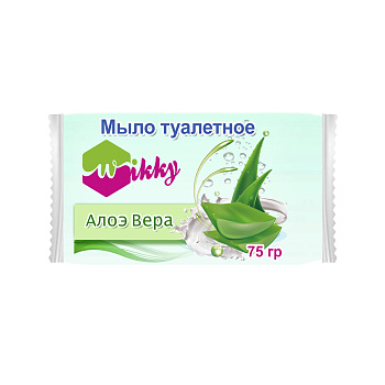 Мыло Wikky "Алоэ Вера"  75гр Мыло Wikky "Алоэ Вера"  75гр