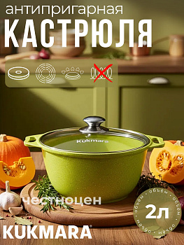 Кастрюля 2,0л со стекл. кр. АП "Тренд" (Лайм) к21tsl