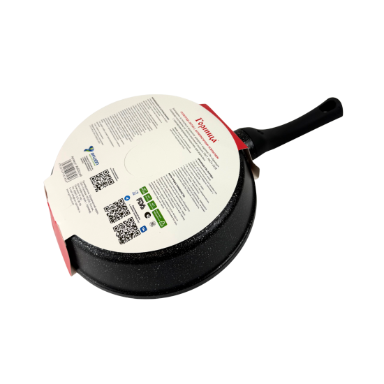 Сковорода 240мм Юбил. индукц. пласт/руч. без кр, Ис8241юб