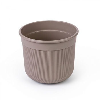 Горшок цв."Сканди" 2л (с дренажной вставкой)(какао) М9120