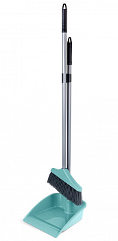 Совок со щеткой с высокой ручкой "Перфетто" С863