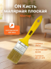 Кисть малярная плоская "Мастер" нат. щетина 1,5"(38мм) пласт.ручка 02-01-415