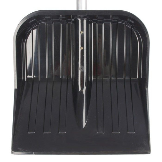 Лопата д/снега из полик-та "Эконом" 430х420мм (с черенком) М3619