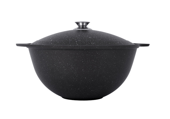 Казан для плова 6л АП (темный мрамор) кмт65а