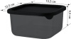 Контейнер для продуктов Sugar&Spice Black квадратный 0,4л с гибкой крышкой SE167910621 