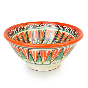 Коса для первых блюд большая d-18см Риштанская керамика цвет МИКС