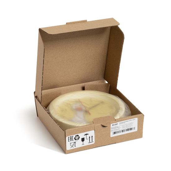 Будильник кварц. 15см корпус желтый Гусь В4-055