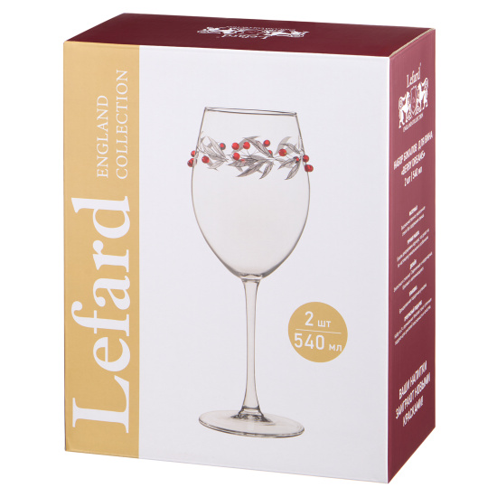 НАБОР БОКАЛОВ ДЛЯ ВИНА "BERRY DREAMS" ИЗ 2 ШТ. 540 МЛ (685-128)