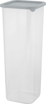 Банка для сыпучих продуктов Sugar&Spice Vanilla квадратная 1,9л,с гибкой крышкой трюфельSE168610025