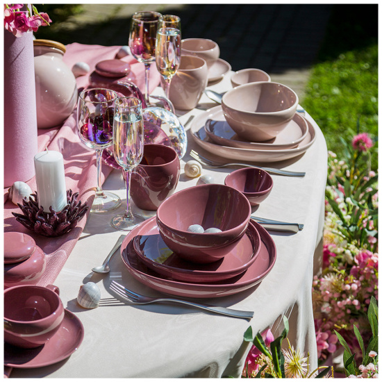 ТАРЕЛКА ОБЕДЕННАЯ BRONCO "FUSION" 27*25 СМ (МАЛ=2ШТ./КОР=12ШТ.) (263-1002)