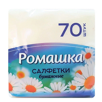 Салфетки Ромашка 1сл 70л (2239/2232)