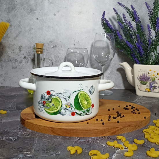 Кастрюля 1,5л цил белосн. Мохито 1с15с/1 Кастрюля 1,5л цил белосн. Мохито 1с15с/1