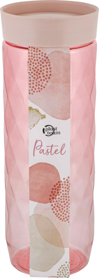 Банка для сыпучих продуктов Plast Team Pastel 1,5л персиковая карамель PT170310040