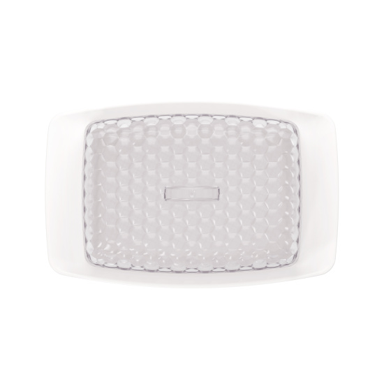 Масленка "Мозаика" (бело-прозрачный)  М5571