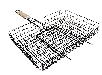 Решетка для барбекю глубокая "МАЛАЯ" оксид. (260*235мм) 