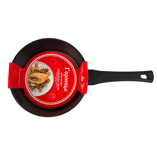 Сковорода 280мм Юбил. индукц. пласт/руч. без кр, Ис8281юб