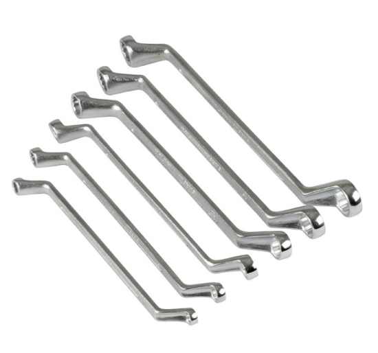 Набор накидных ключей Park 6шт CrV 105074 Набор накидных ключей Park 6шт CrV 105074