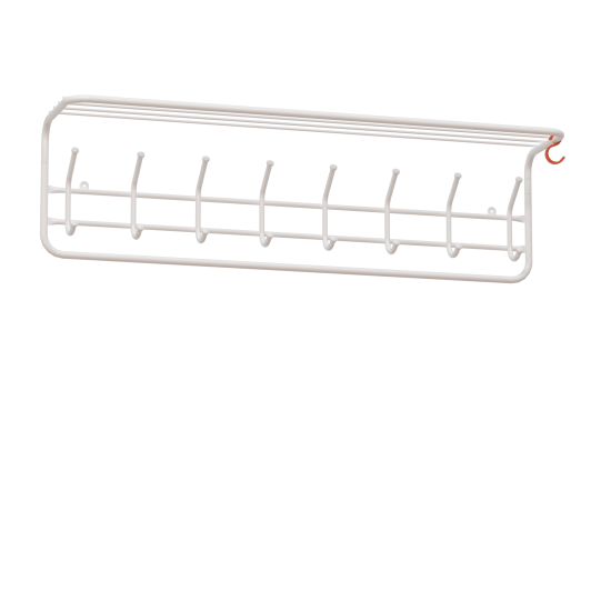 Вешалка с полкой 100см (цвет-Белый)
