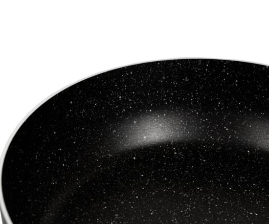 Сотейник 260 мм, 2 руч., ст./кр, а/п. Easy Stone. Алюминий марки А5 6926352