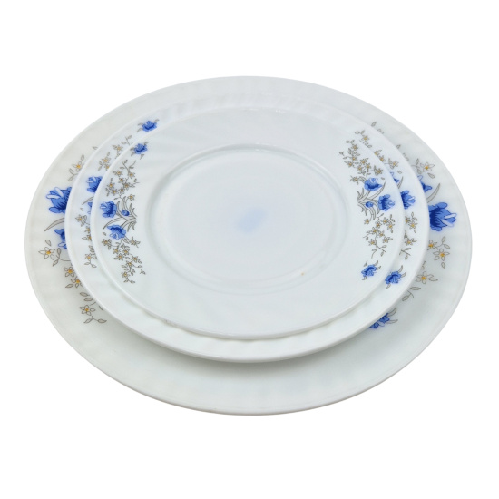 Набор столовый 18пр с рисунком (6001) OLS-9 ст/керамика 