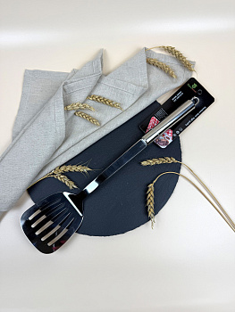 Лопатка с прорезями серебро  OLS-391-8