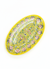 Ляган овальный Риштанская Керамика 30см желтый 